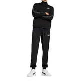 PUMA Tuta Completa Con Zip Acetata Con Logo Sulle Maniche Nero