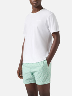 SAINT BARTH T-Shirt In Spugna Bianca