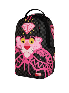 SPRAYGROUND x Pantera Rosa Zaino In Pelle Nero/Rosa