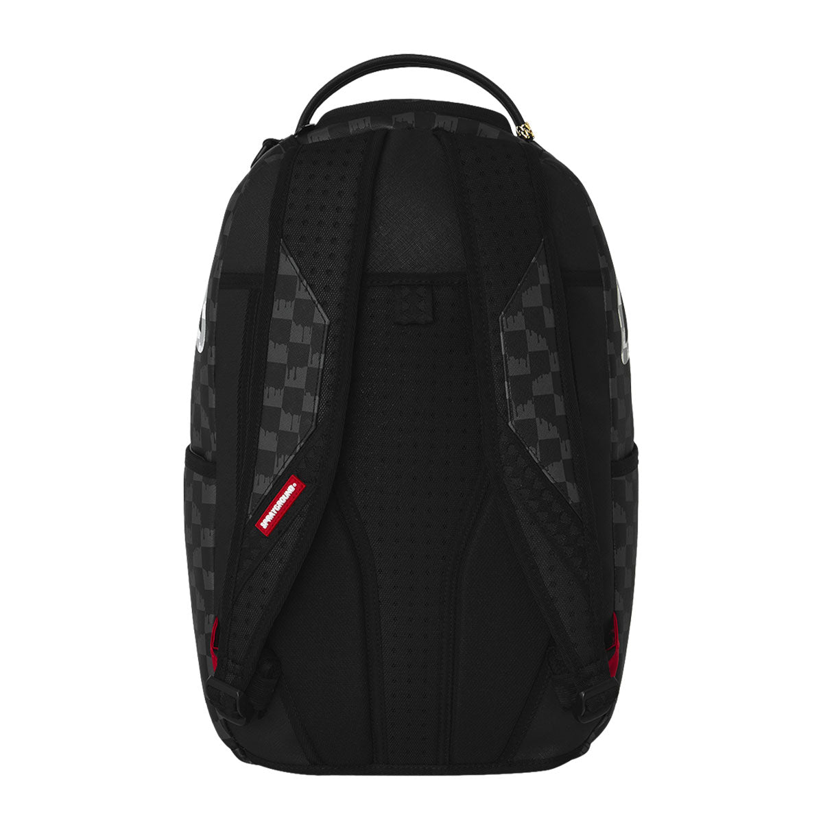 SPRAYGROUND Zaino Black And White Drip Check Shark nero e grigio