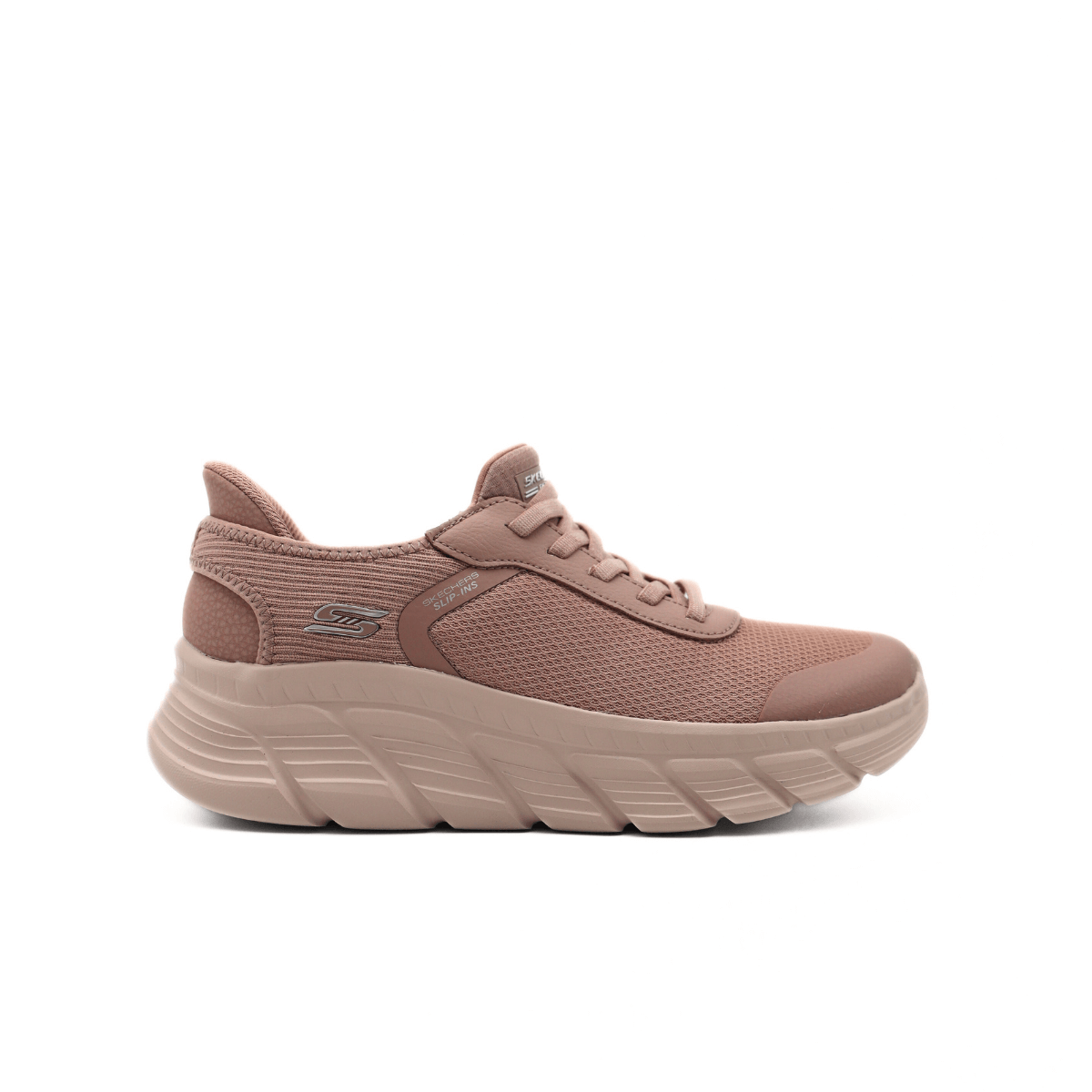 117391 TPE SKECHERS Slip Ins Bobs B Hi Linear Force Rosa SS26