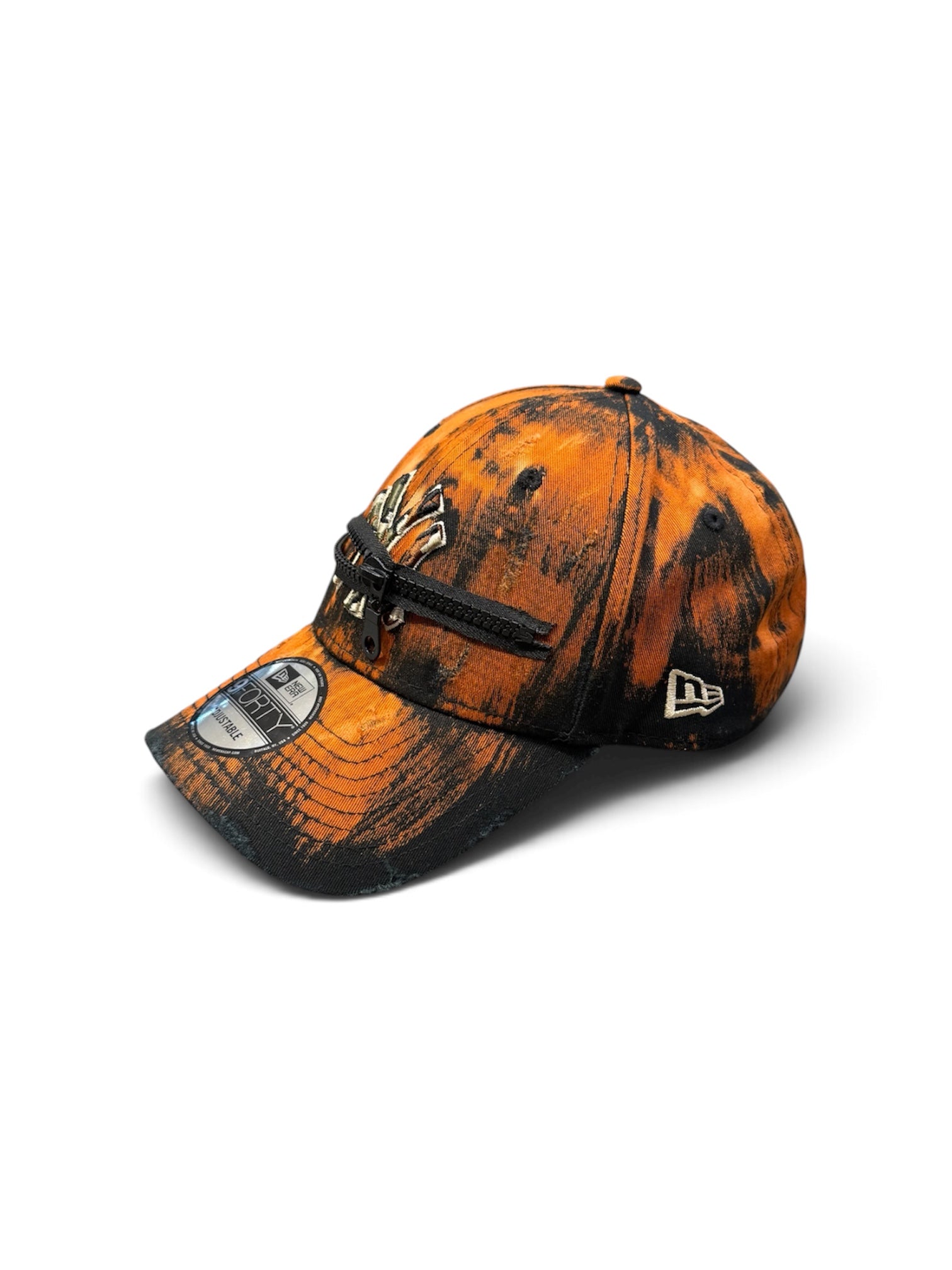 New Era NY Custom Acid Orange & Zipper
