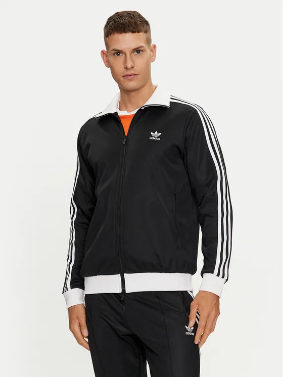 Adidas Originals Tuta Completa Uomo Nera Bianca Acetata con Zip