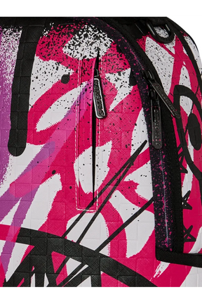 SPRAYGROUND Zaino GRAFF MAYHEM RMX Bianco Multicolor