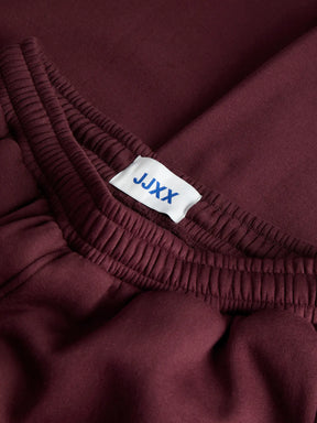 JJXX JXSTUDIO VESTERBRO COORDINATO DI TUTA FELPATA PRUGNA DONNA