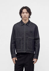 LACOSTE Giacca di Jeans Senza Cappuccio Denim