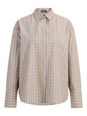 JJXX Donna Jxcaro Camicia A Quadri beige  AW26