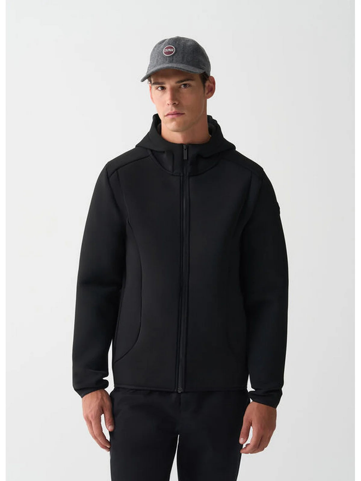 Colmar Felpa In Neoprene Con Cappuccio Nero