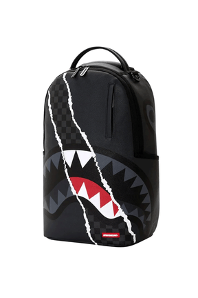 SPRAYGROUND Zaino  Center Rip Revealing Gray Check Nero