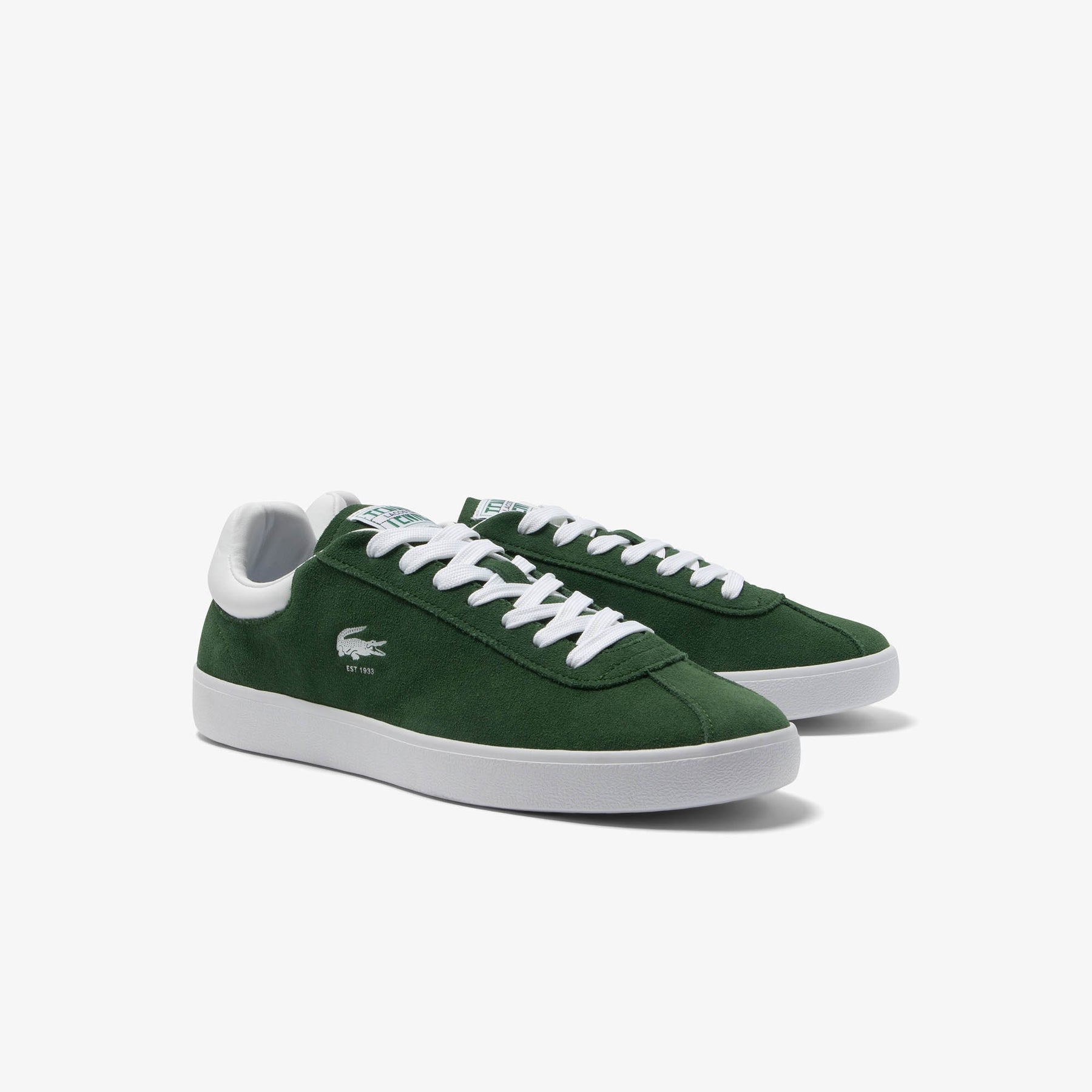 LACOSTE Sneakers Baseshot Uomo Verde/Bianco