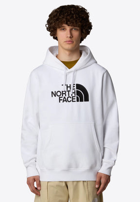 The North Face Felpa Con Cappuccio Logo Grande Bianca