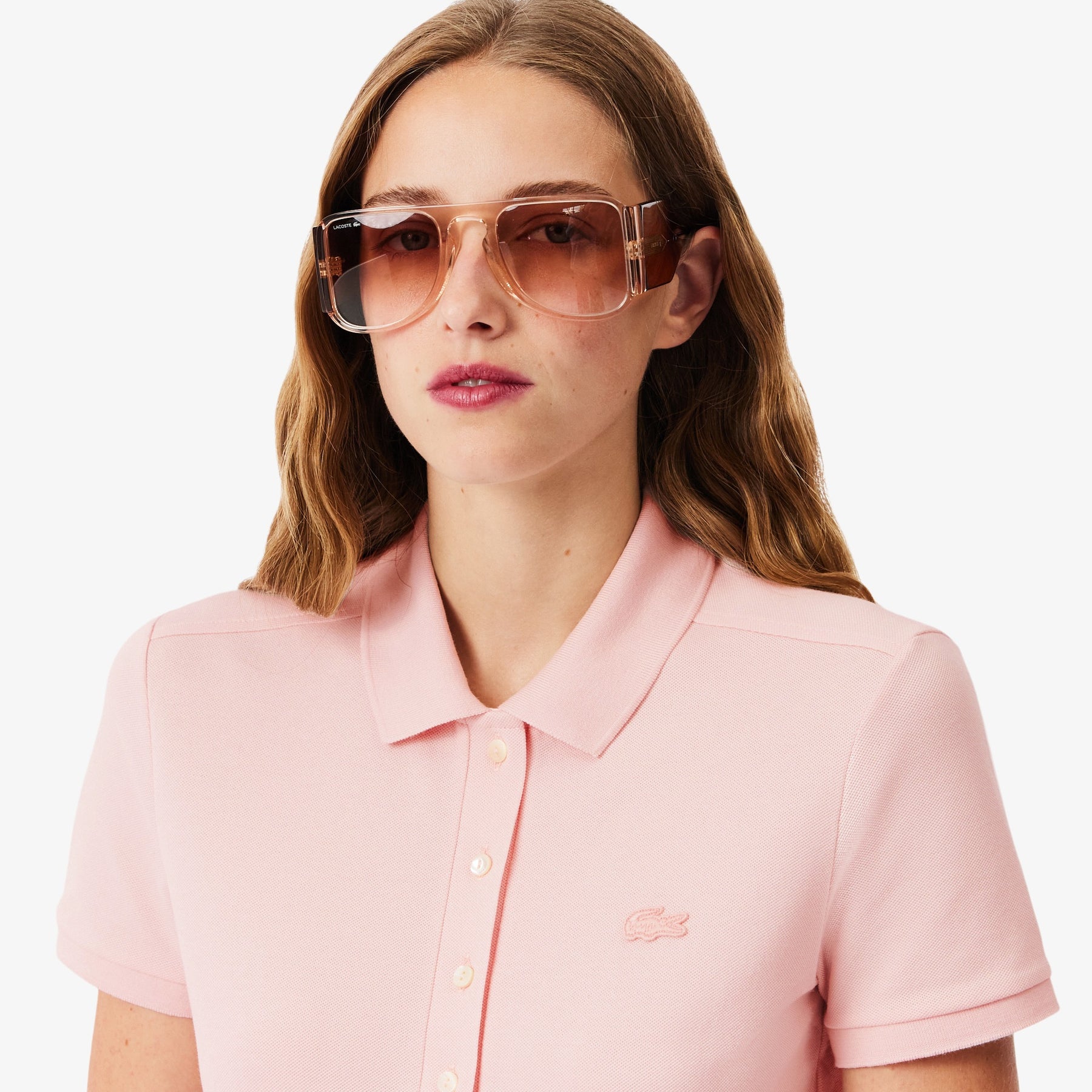 LACOSTE Polo Basic Donna Rosa