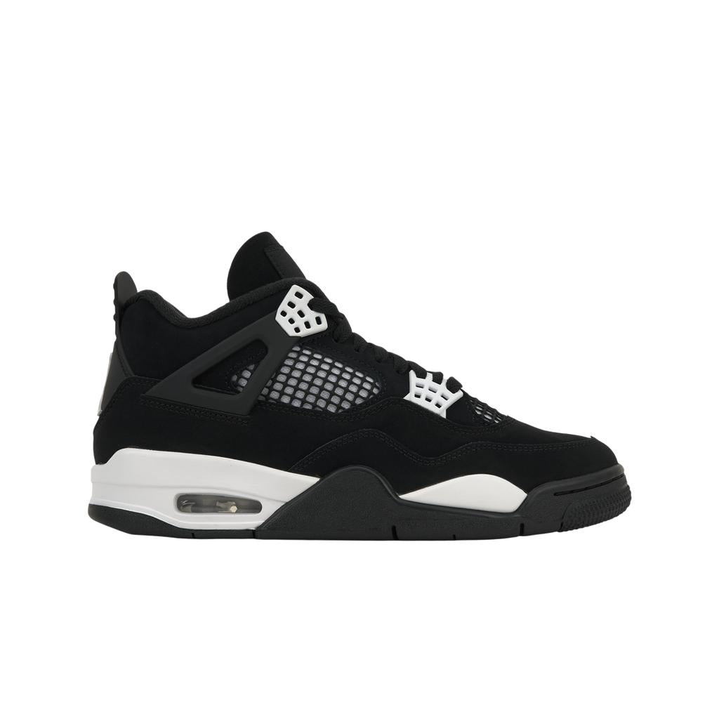 JORDAN 4 Retro White Thunder Nero/Bianco