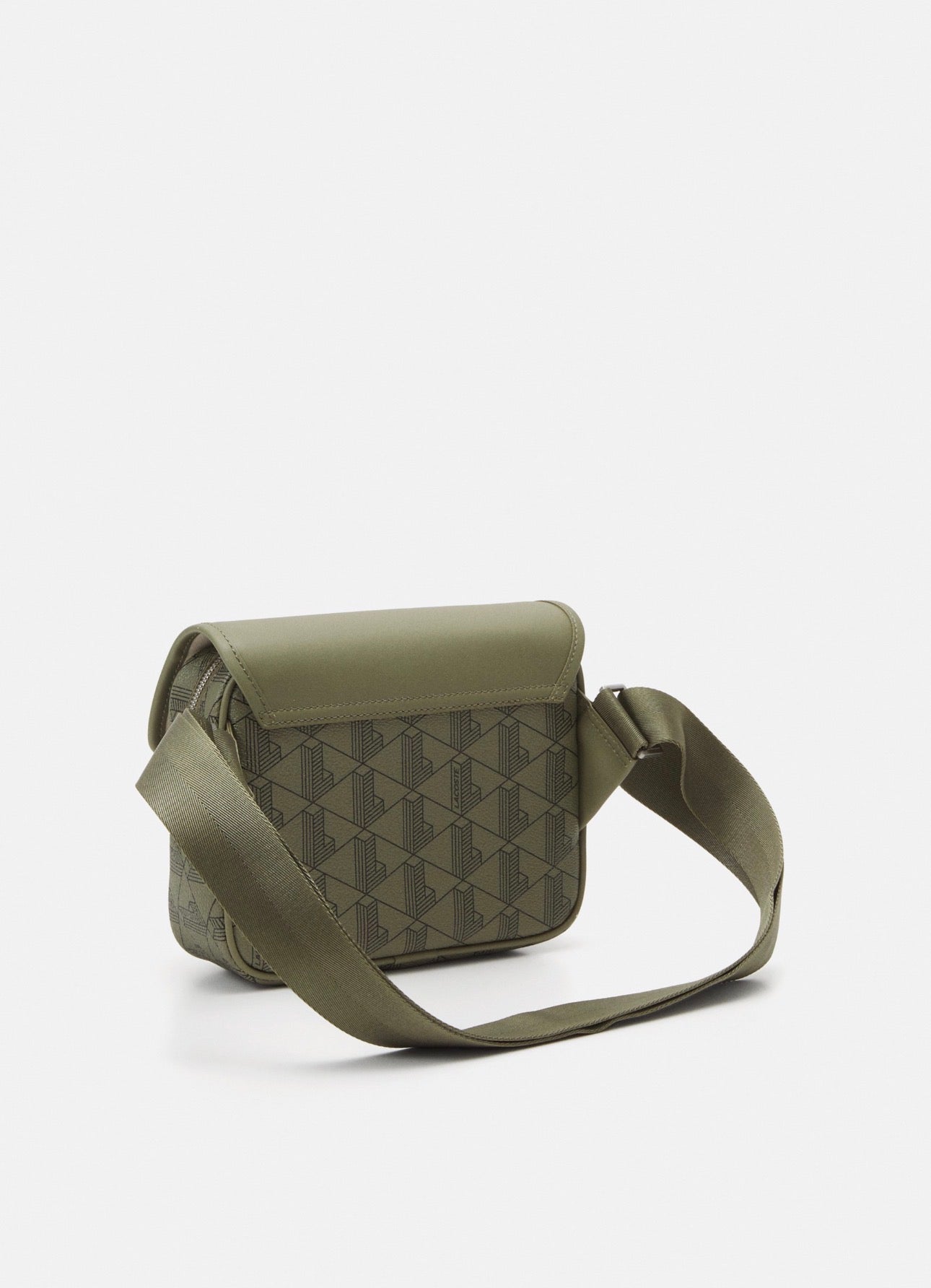 LACOSTE Borsello a Tracolla Monogram Verde Militare