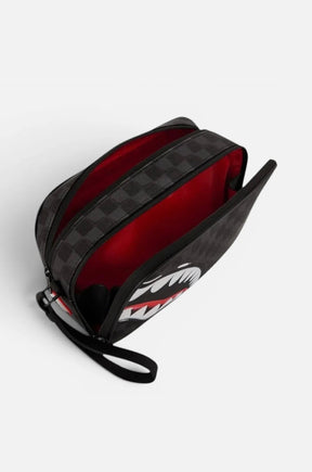 SPRAYGROUND Pochette Brick Dripping Sharks in Paris Nero