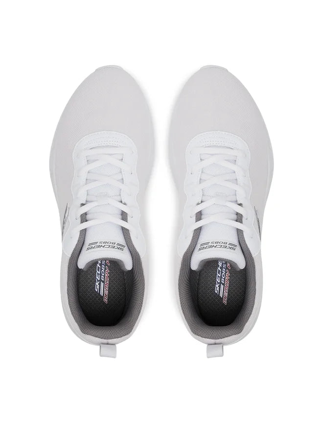 118109 W Skechers Bobs B Icy Edge Sneaker Bianca