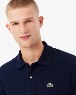 LACOSTE Polo A Manica Lunga Blu
