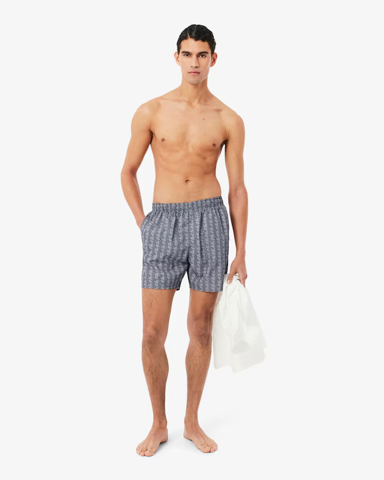 LACOSTE Costume Monogram Grigio