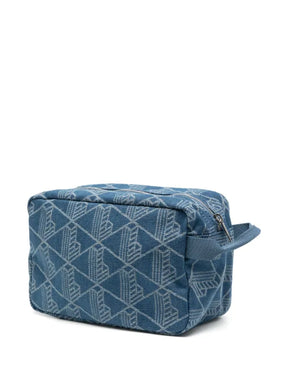 LACOSTE Borsello Pochette Monogram In Denim