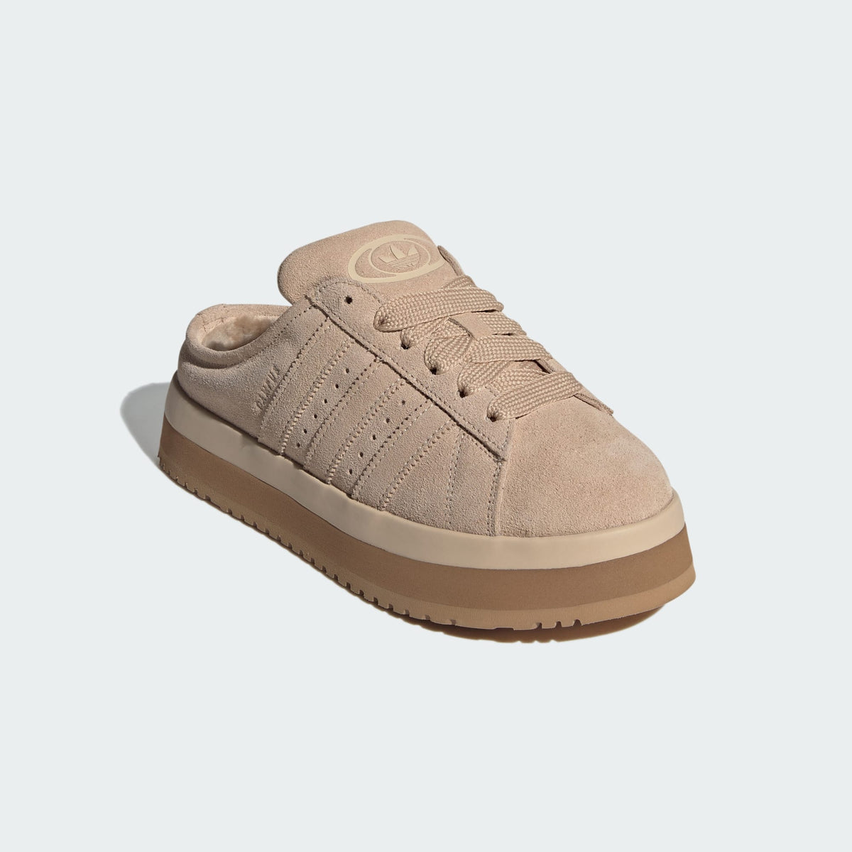 ADIDAS CAMPUS WTR LO A Ciabatta Con Pelliccia Beige