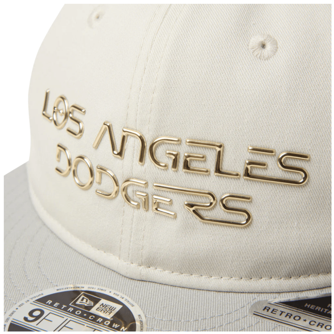 NEW ERA 9FIFTY Cappello Visiera Dritta Los Angeles Dodgers Beige