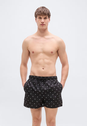 Calvin Klein Costume Da Bagno Con Loghi Nero