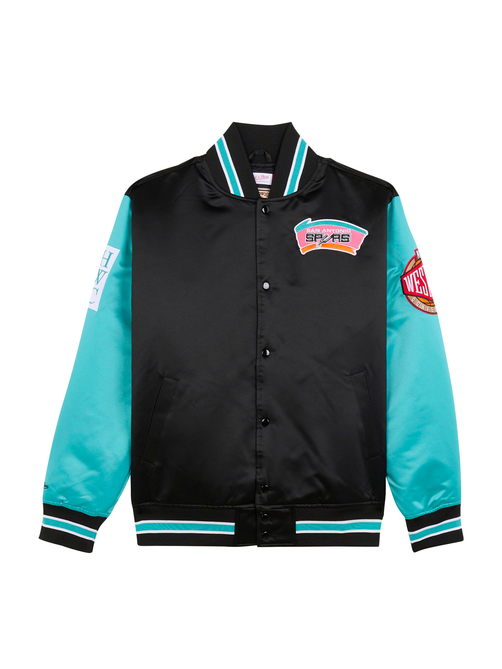 MITCHELL&NESS Varsity Jacket San Antonio Spurs Nero