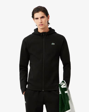 LACOSTE Tuta In cotone tech nera