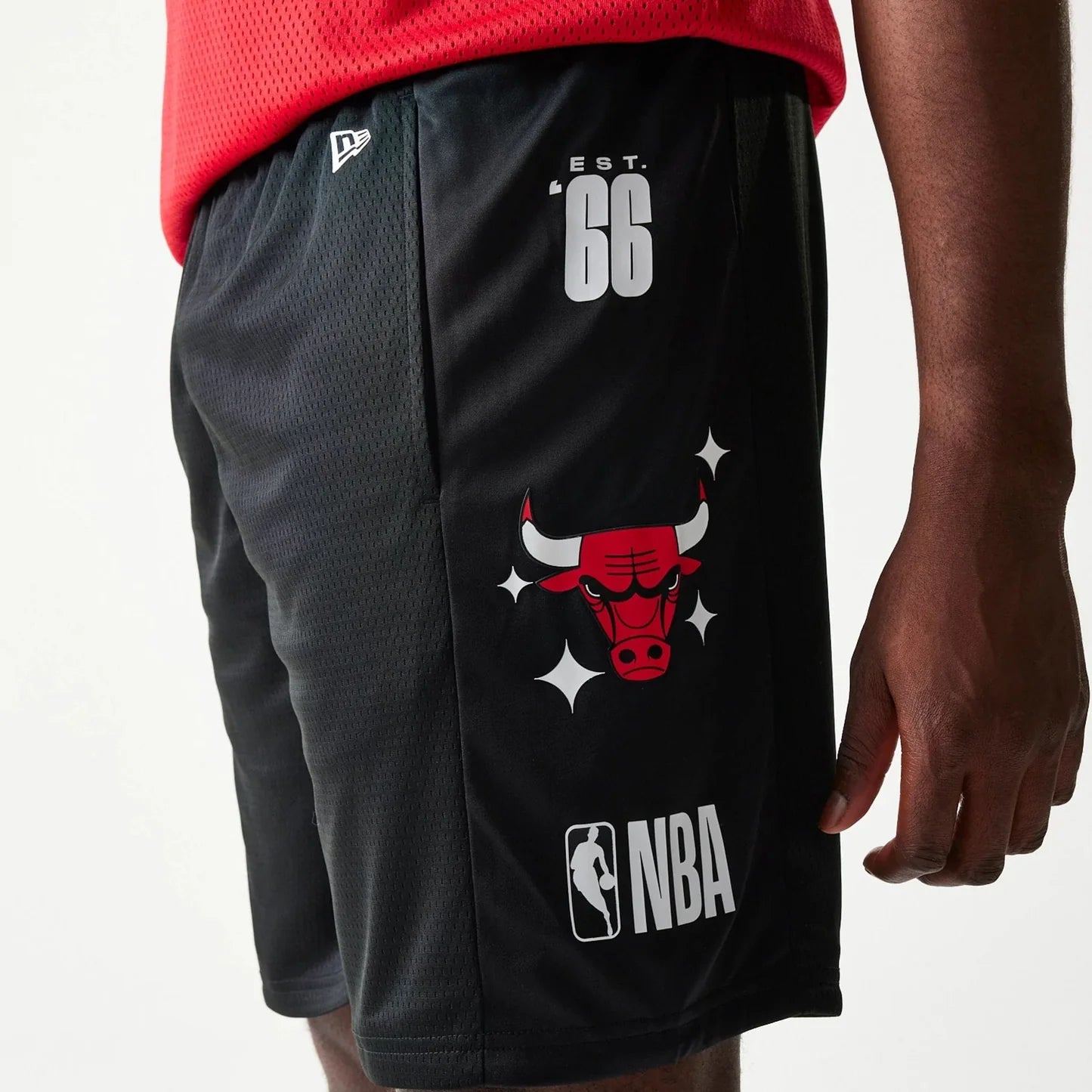 NEW ERA Completino Chicago Bulls Con Logo Ricamato Bianco/Nero