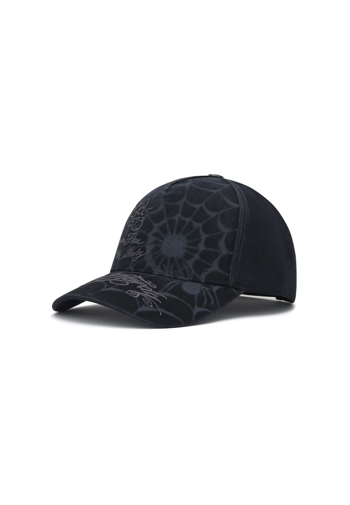 ED HARDY Cappello Visiera Curva Con Ragnatela Nero