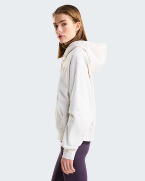 THE NORTH FACE Felpa Donna Boxy Con Cappuccio Logo Piccolo Bianco 26/27