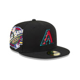 NEW ERA 59FIFTY Cappello Visiera Dritta Arizona Nero/Rosso