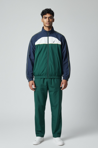 Australian Tuta Theory IN Felpa Elast Verde/blu SS26