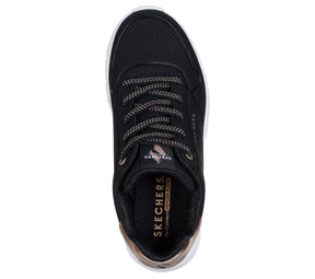 310384L/BKRG Skechers Los Angeles Metallic Mode Bambino/Bambina Nera 26/27
