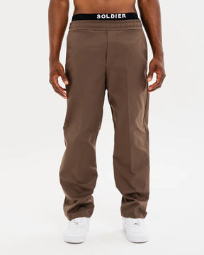 SOLDIER Pantalone Baggy Con Elastico Moro