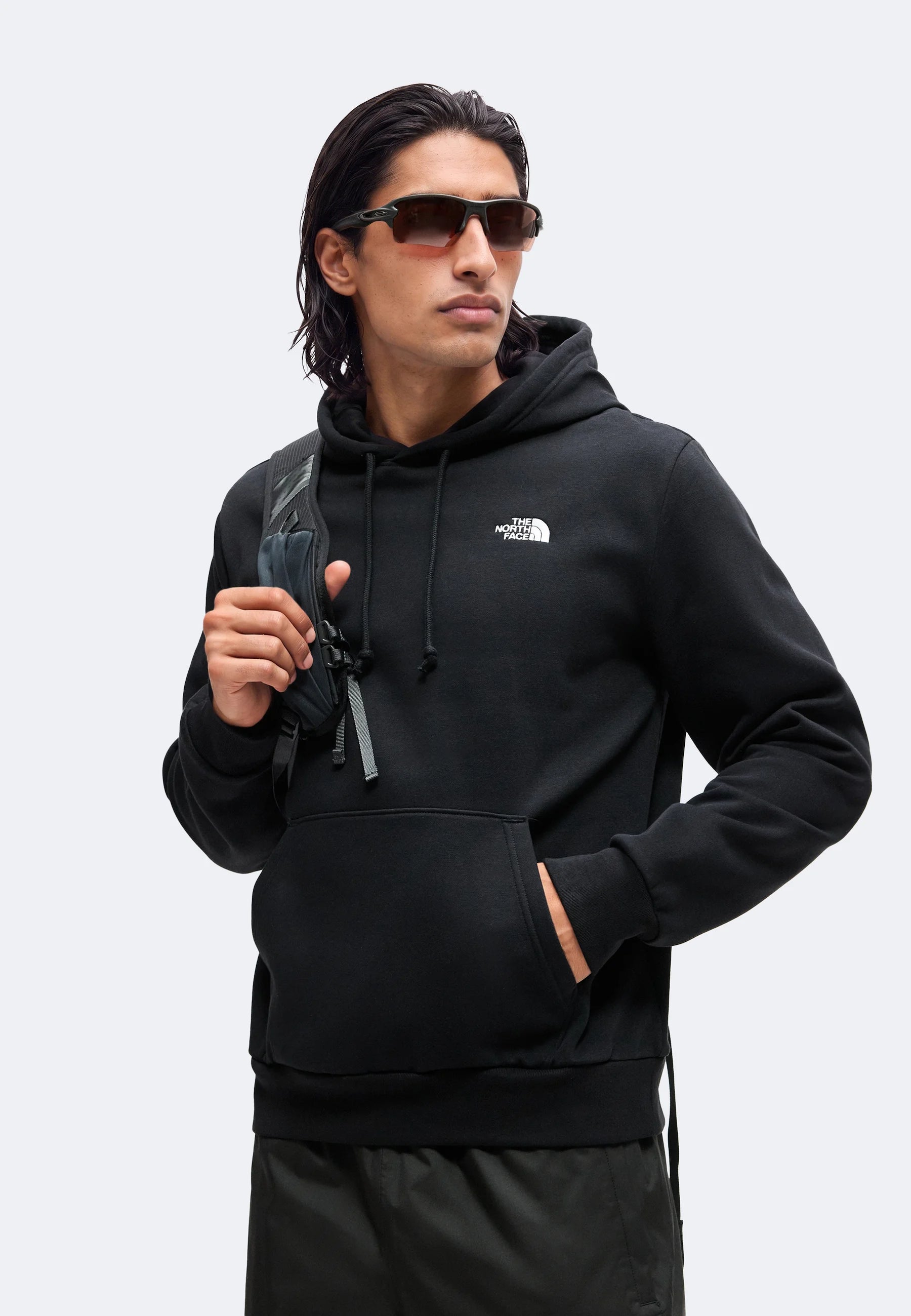 THE NORTH FACE Felpa Con Cappuccio Basic Regular Nero 26/27
