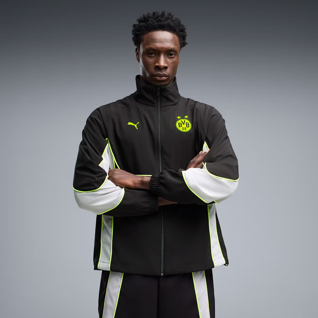 PUMA Tuta Completa Borussia Dortmund Nera/Gialla/Bianca