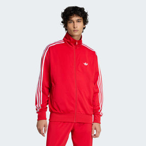 Adidas Tuta Completa Acetata Uomo Rossa con Zip