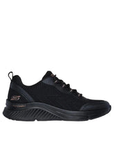 117561 BBK Skechers Bobs Arch Comfort Sneaker Donna Nero