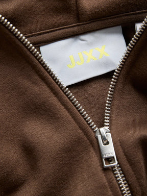 JJXX JXSOPHIA FELPA BOXY MARRONE DONNA