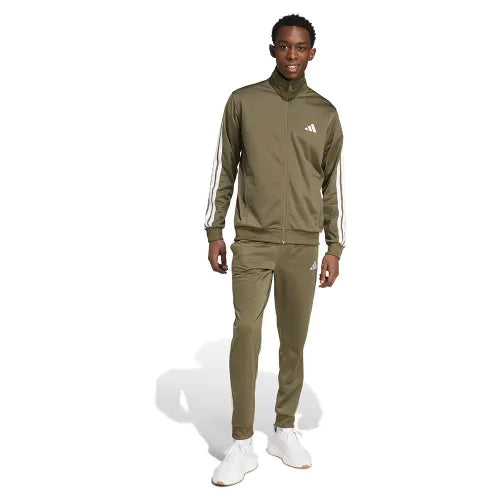 ADIDAS Tuta Acetata Con Zip Senza Cappuccio Verde Scuro 2025/2026