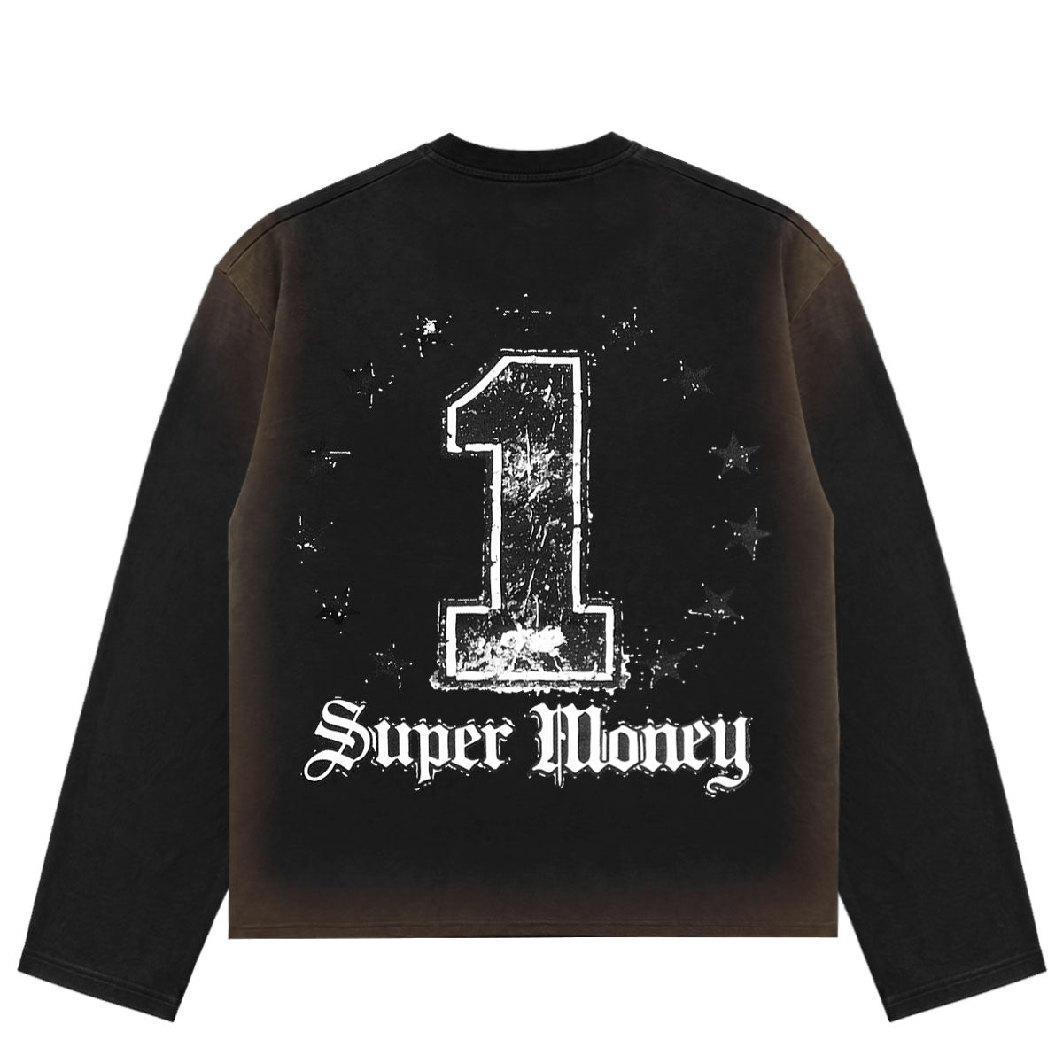 ART SUPER MONEY Felpa GRILLZ Girocollo Nera