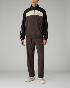 AUSTRALIAN Tuta Icon Slam TrackSuit Leggera In Microfibra Con Zip Caffe