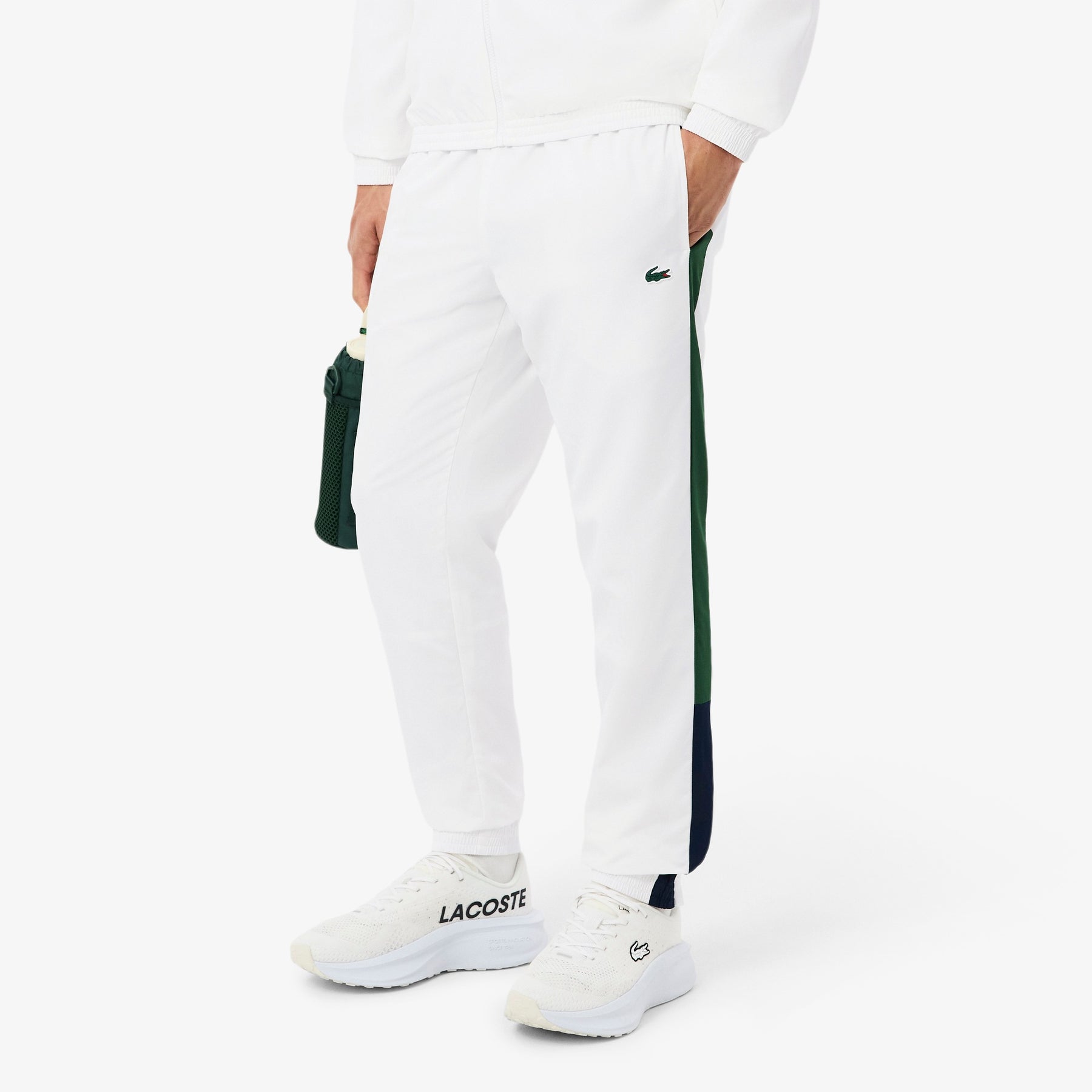 LACOSTE Tuta In Microfibra bianca
