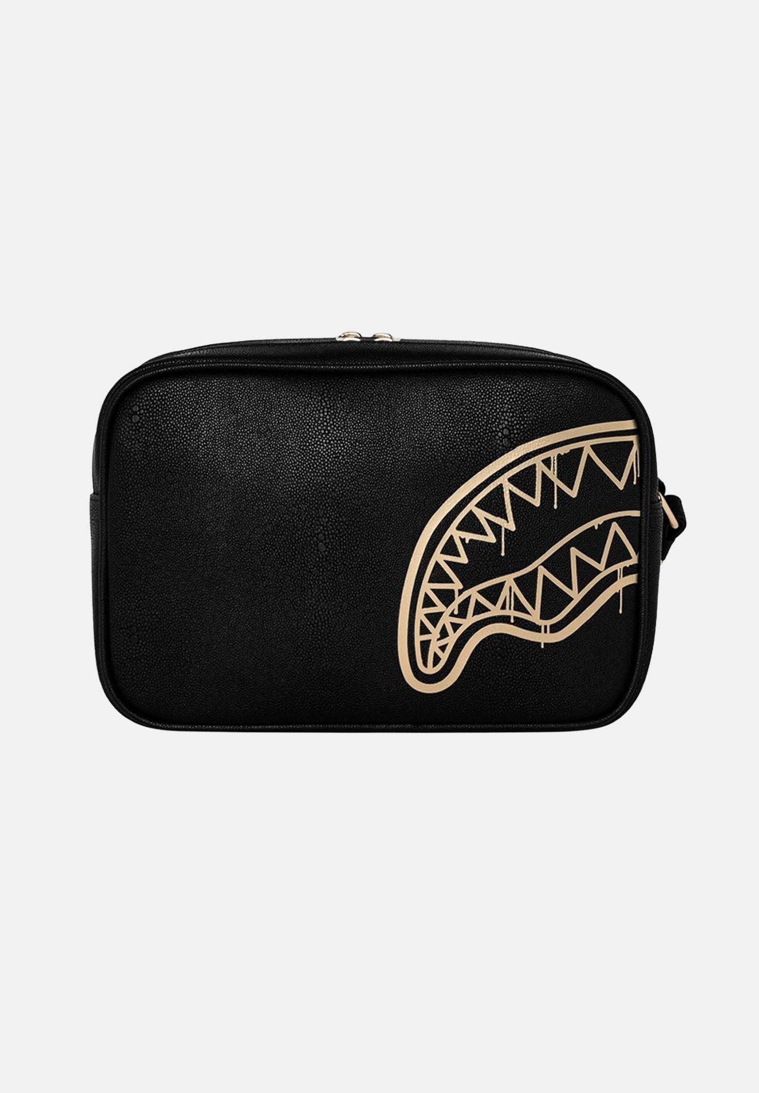 SPRAYGROUND Pochette That Gold Drap nera