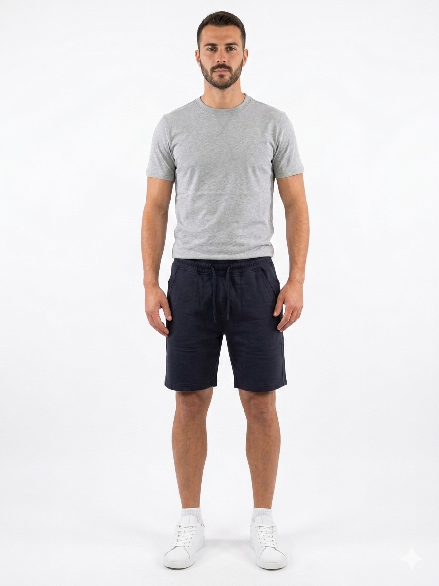 K-WAY Completino Maglietta e Pantaloncino Grigio/Blu