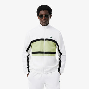 LACOSTE Tuta In Microfibra Logo Retro bianca