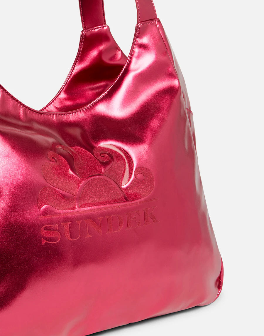 Sundek SUNDEK Borsa Da Mare Laminata Con Logo Bordeux - foto 3 - Tommaseo Clothing