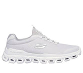 233012 WHT Skechers Glide Step Sneaker Uomo Bianco