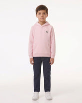 LACOSTE Felpa Con Cappuccio Bambina Rosa